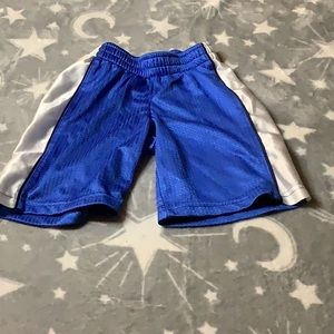 Blue basketball shorts